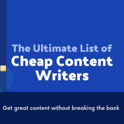 cheap content writers